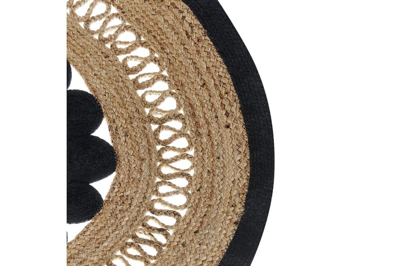 Yozgat Ryamatta 120 cm Rund - Beige - Textil & mattor - Mattor - Modern matta - Ryamatta & luggmatta