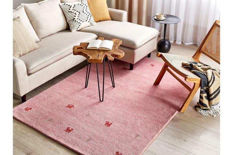 Yulafi Ryamatta 140x200 cm - Rosa - Textil & mattor - Mattor - Modern matta - Ryamatta & luggmatta