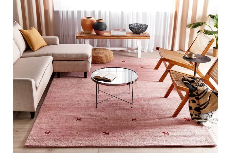 Yulafi Ryamatta 200x300 cm - Rosa - Textil & mattor - Mattor - Modern matta - Ryamatta & luggmatta