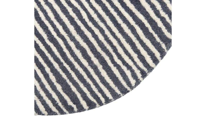 Zabol Ullmatta 140x200 cm Oval - Svart/Vit - Textil & mattor - Mattor - Modern matta - Ullmatta