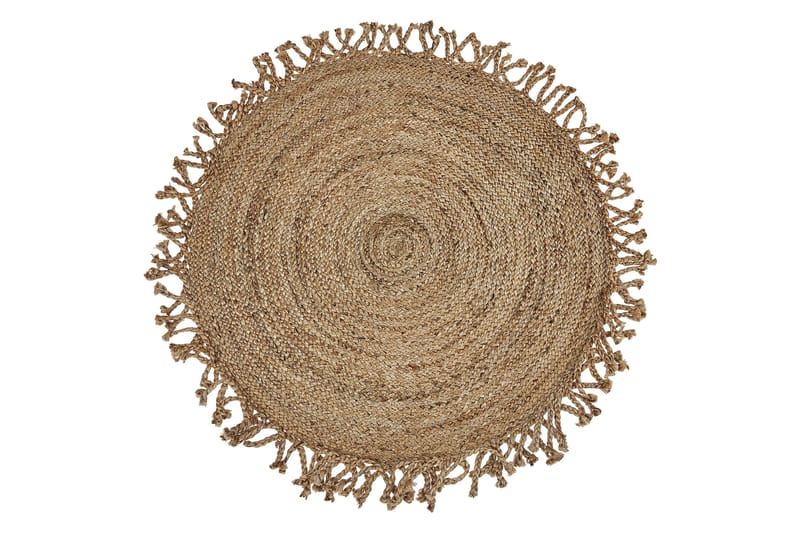 Zonguldak Ryamatta 120 cm Rund, Beige