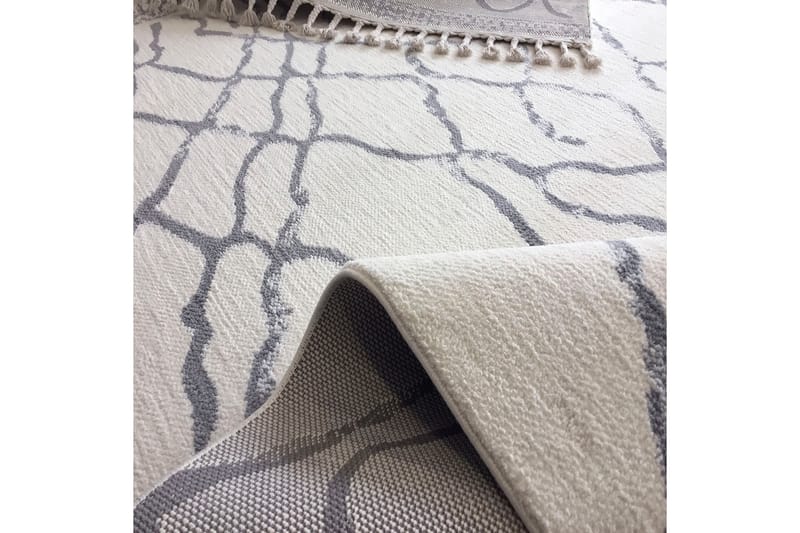 Nurettin Matta 200x290 cm - Vit/Grå - Textil & mattor - Mattor