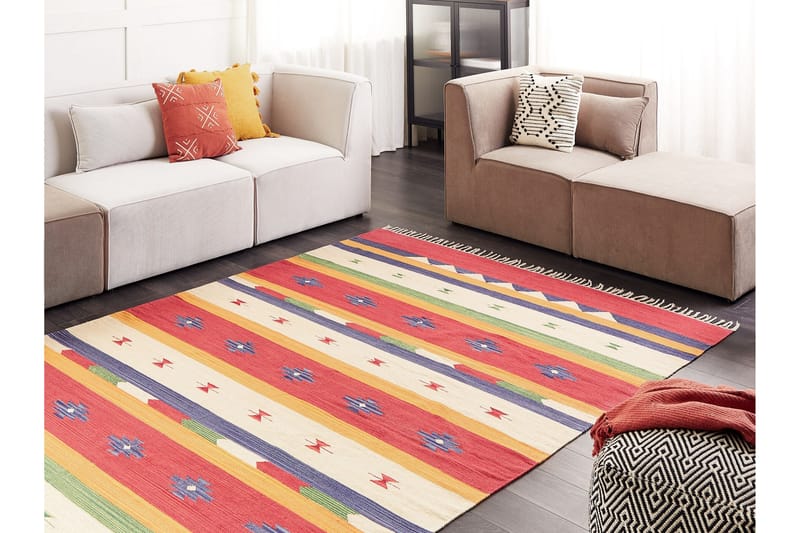 Alapars Kelimmatta 200x300 cm - Röd - Textil & mattor - Mattor - Orientaliska mattor - Kelimmattor