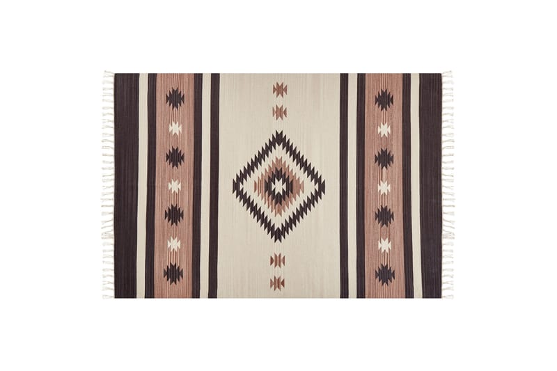 Aragats Kelimmatta 140x200 cm - Beige - Textil & mattor - Mattor - Orientaliska mattor - Kelimmattor