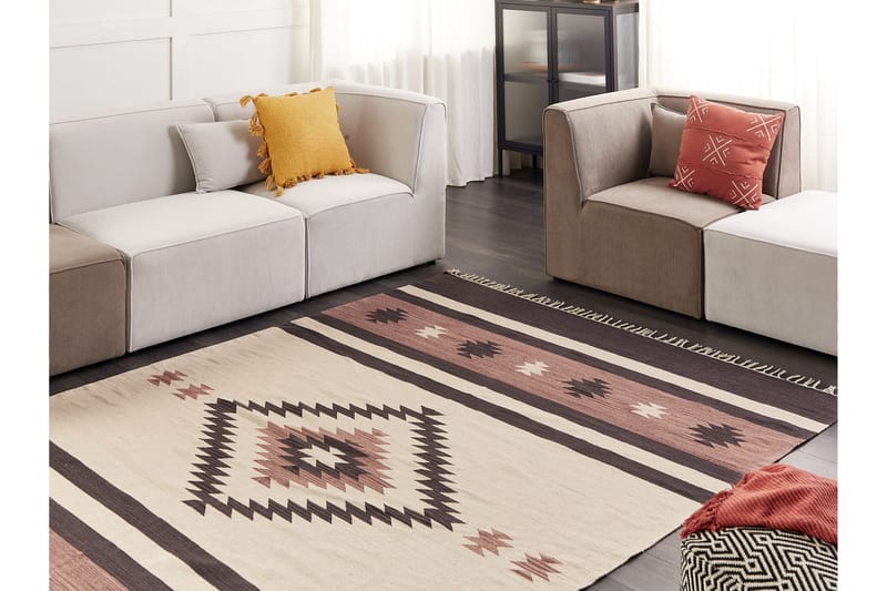Aragats Kelimmatta 200x300 cm - Beige - Textil & mattor - Mattor - Orientaliska mattor - Kelimmattor