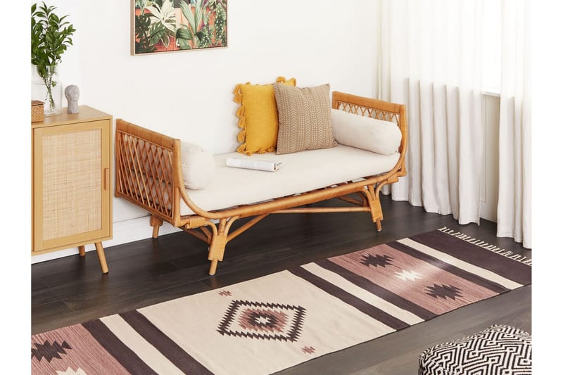 Aragats Kelimmatta 80x300 cm - Beige - Textil & mattor - Mattor - Orientaliska mattor - Kelimmattor