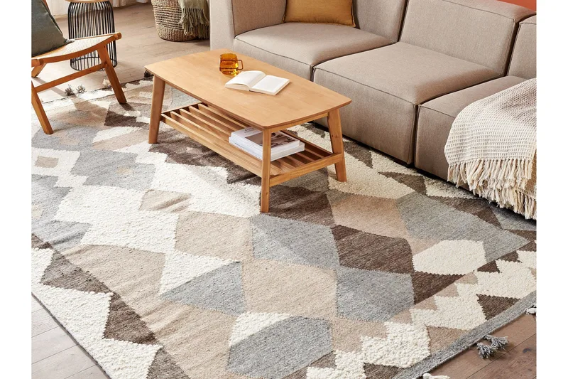 Aralez Kelimmatta 200x300 cm - Beige - Textil & mattor - Mattor - Orientaliska mattor - Kelimmattor