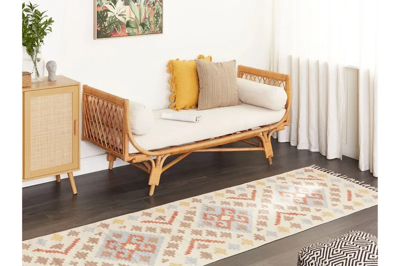 Atan Kelimmatta 80x300 cm - Beige - Textil & mattor - Mattor - Orientaliska mattor - Kelimmattor