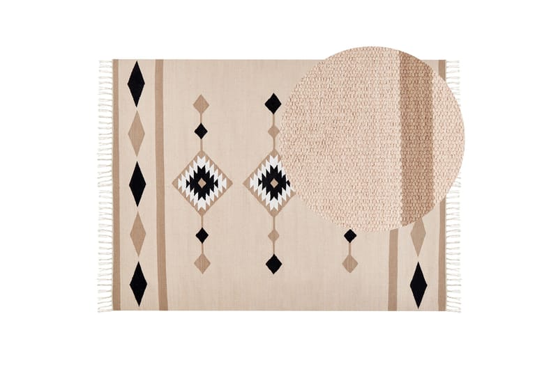 Berdik Kelimmatta 160x230 cm - Beige - Textil & mattor - Mattor - Orientaliska mattor - Kelimmattor
