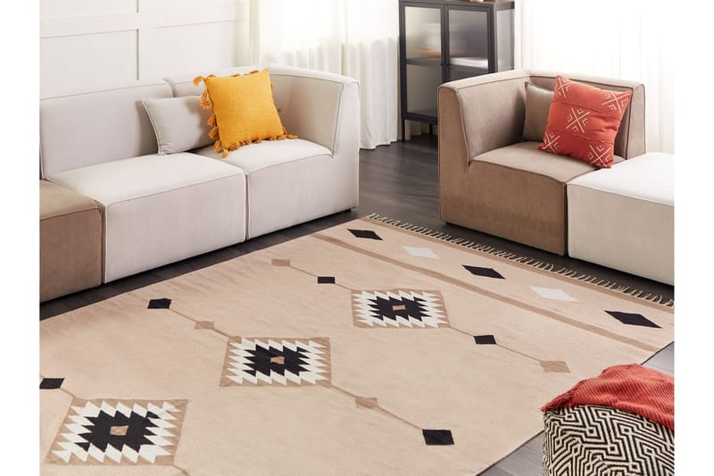 Berdik Kelimmatta 200x300 cm - Beige - Textil & mattor - Mattor - Orientaliska mattor - Kelimmattor