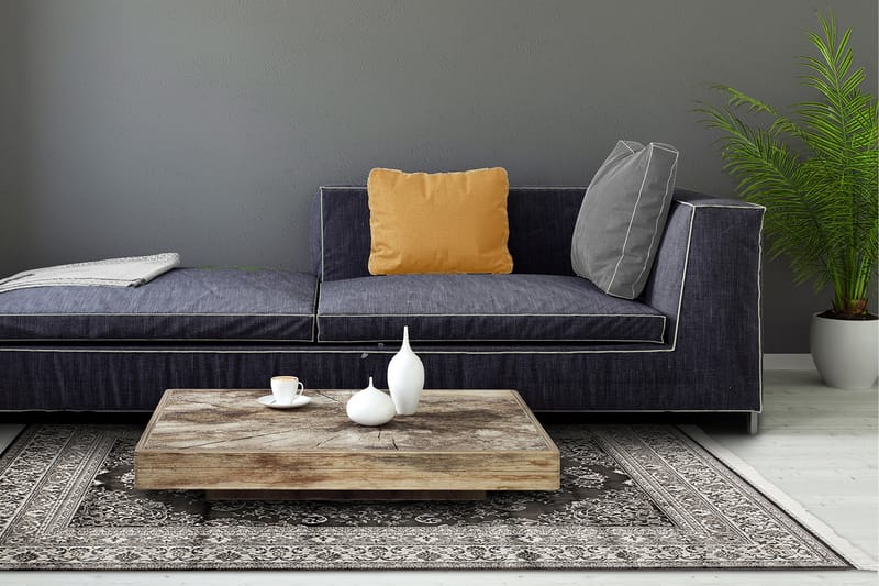 Casablanca Matta 130x190 cm - Antracit - Textil & mattor - Mattor - Orientaliska mattor