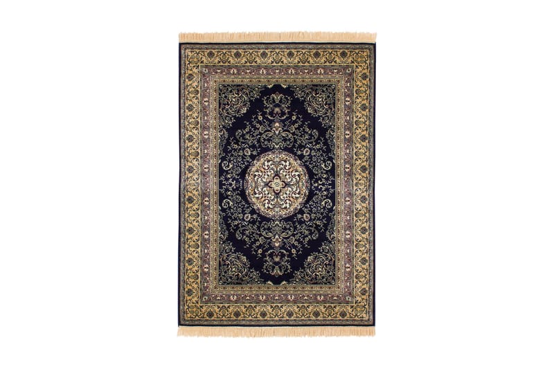 Casablanca Medallion Orientalisk Matta 130x190, Marinblå