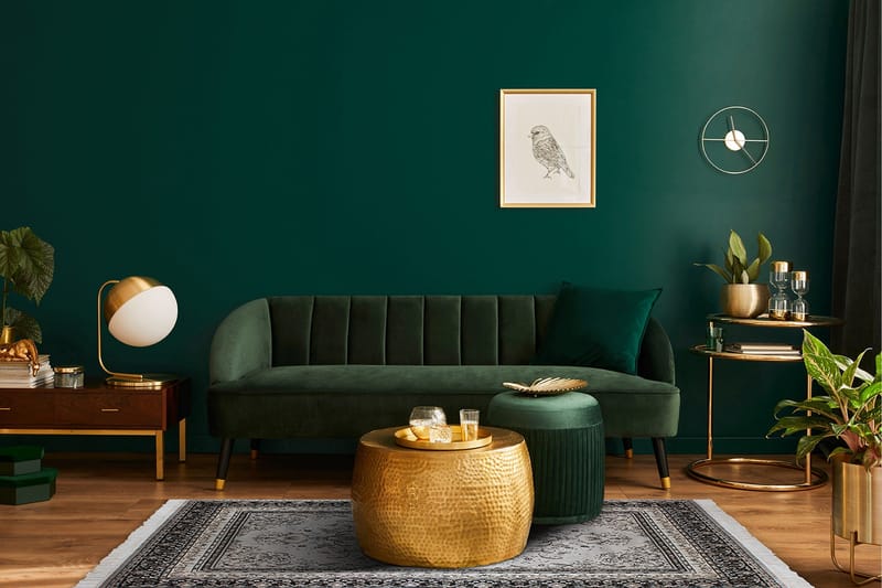 Casablanca Medallion Orientalisk Matta 130x190 - Silver - Textil & mattor - Mattor - Orientaliska mattor