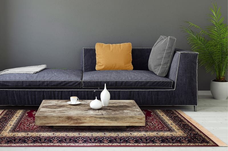 Casablanca Medallion Orientalisk Matta 160x230 - Röd - Textil & mattor - Mattor - Orientaliska mattor