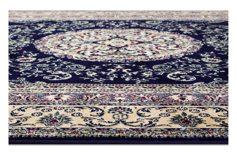 Casablanca Medallion Orientalisk Matta 200x300 - Marinblå - Persisk matta - Orientaliska mattor