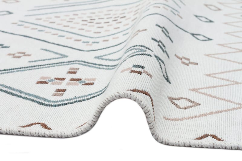 Eko Hali Matta 120x180 cm - Beige/Blå/Vit - Textil & mattor - Mattor - Orientaliska mattor
