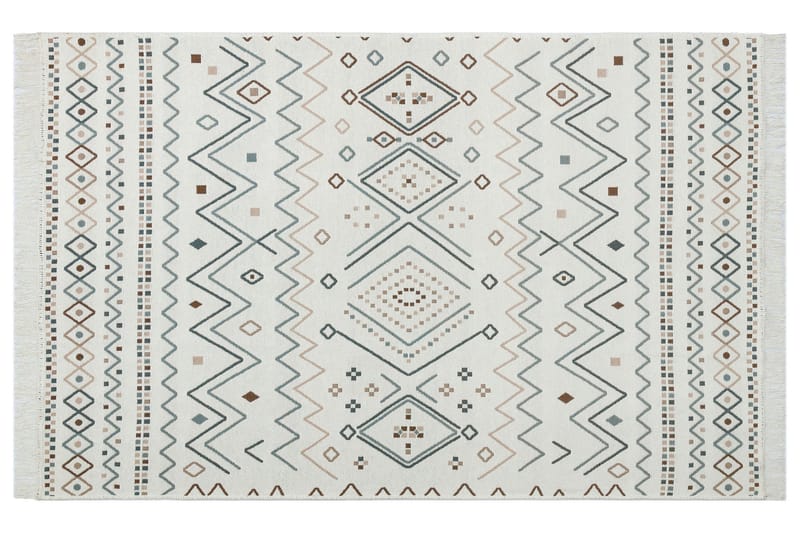 Eko Hali Matta 120x180 cm - Beige/Blå/Vit - Textil & mattor - Mattor - Orientaliska mattor