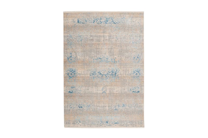 Gandeer Matta Nez Grå/Turkos 120x170 cm - Orientaliska mattor - Persisk matta
