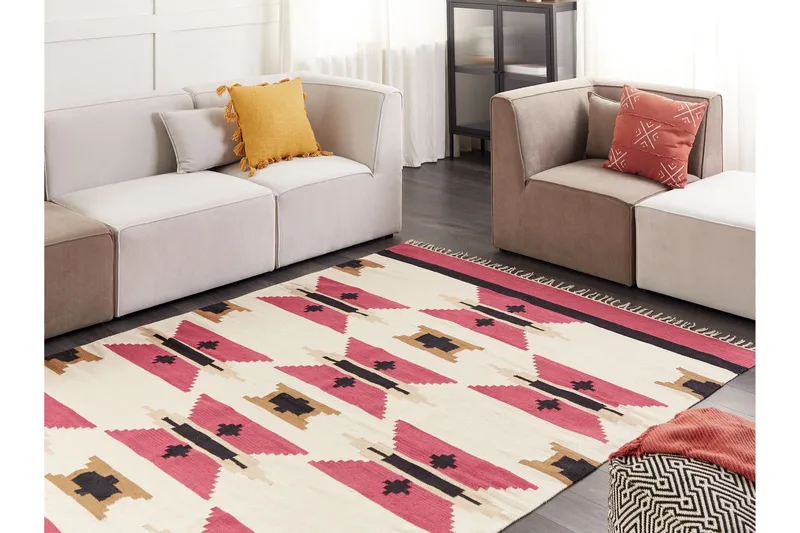 Garni Kelimmatta 200x300 cm - Röd - Textil & mattor - Mattor - Orientaliska mattor - Kelimmattor