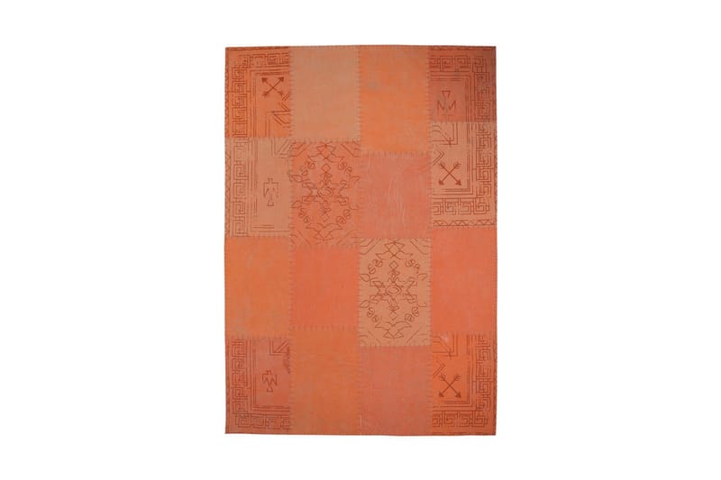 Gesslick Melfe Matta 120x170 cm Orange/Flerfärgad - D-Sign - Patchwork matta
