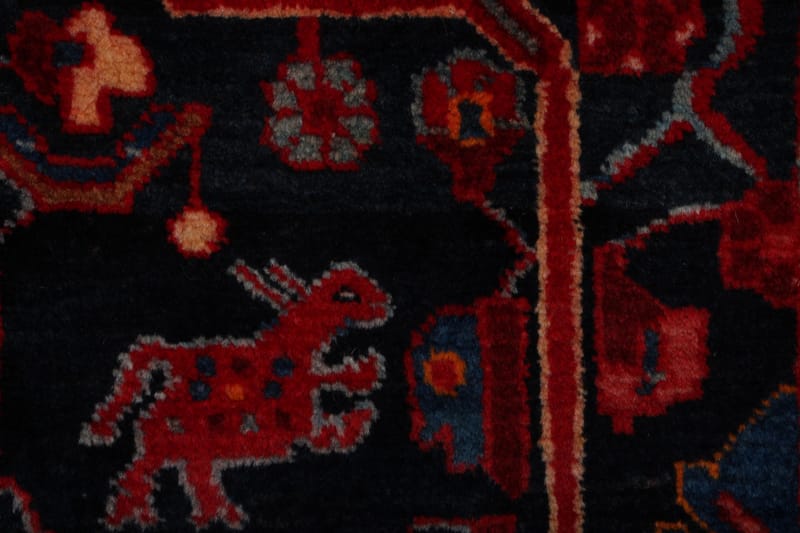 Handknuten Exklusiv Persisk Nålmatta 157x292 cm Kelim - Mörkblå/Röd - Orientaliska mattor - Persisk matta