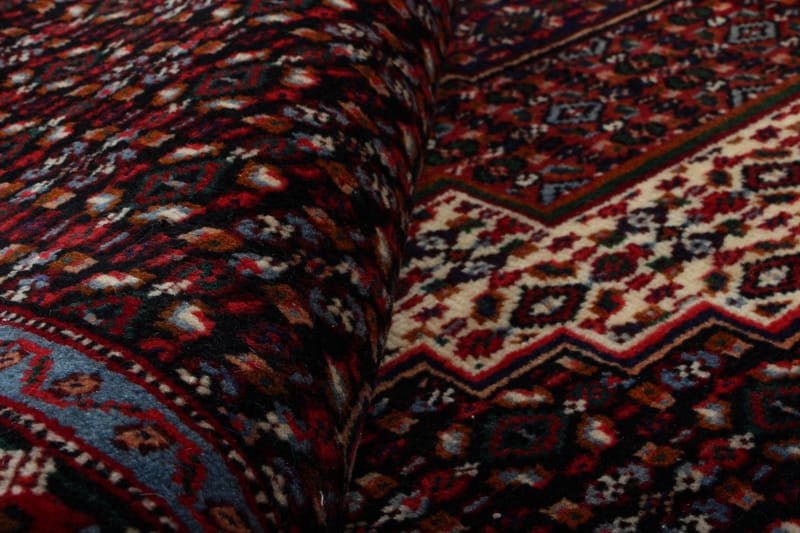 Handknuten Exklusiv Persisk Dubbelvävd Matta 125x179 cm - Röd/Beige - Orientaliska mattor - Persisk matta