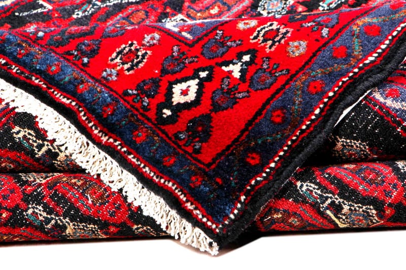 Handknuten Exklusiv Persisk Nålmatta 122x301 cm Kelim - Mörkblå/Röd - Orientaliska mattor - Persisk matta