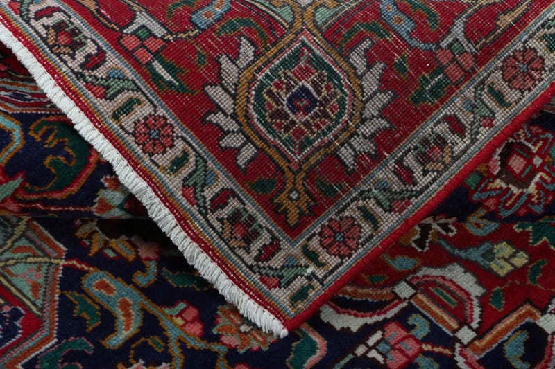 Handknuten Exklusiv Persisk Nålmatta 134x184 cm Kelim - Mörkblå/Röd - Orientaliska mattor - Persisk matta