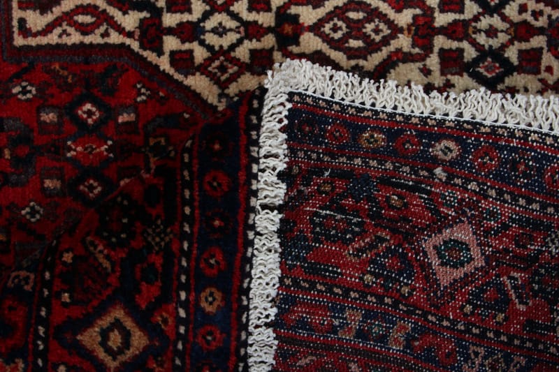 Handknuten Exklusiv Persisk Matta 208x332 cm - Beige/Röd - Orientaliska mattor - Persisk matta