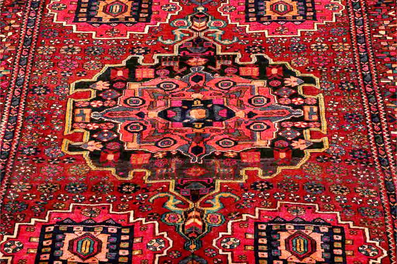 Handknuten Exklusiv Persisk Nålmatta 138x202 cm Kelim - Röd - Orientaliska mattor - Persisk matta