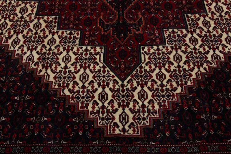 Handknuten Exklusiv Persisk Matta 212x312 cm - Beige/Röd - Orientaliska mattor - Persisk matta