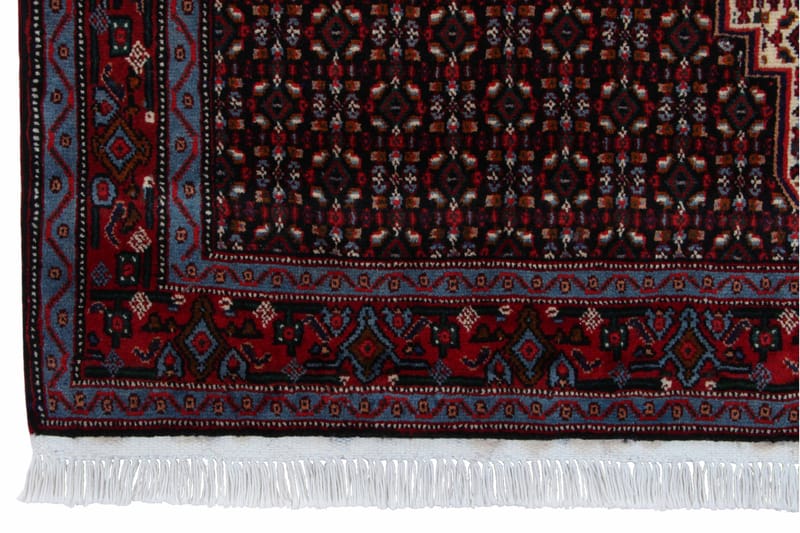 Handknuten Exklusiv Persisk Dubbelvävd Matta 127x178 cm - Mörkblå/Röd - Orientaliska mattor - Persisk matta
