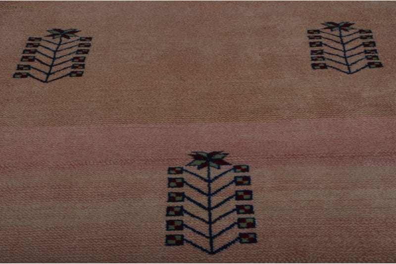 Handknuten Exklusiv Persisk Matta 67x290 cm Gabbeh Mashhad - Beige/Rosa - Orientaliska mattor - Persisk matta