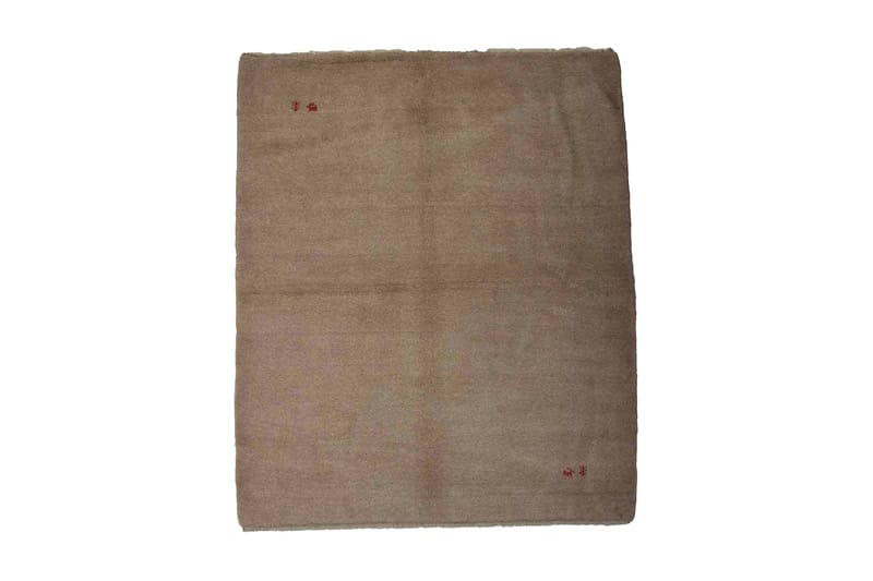 Handknuten Gabbeh Shiraz Ull Beige 162x190cm - Orientaliska mattor - Handvävda mattor - Persisk matta