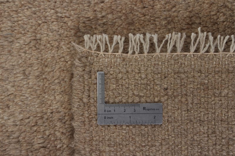 Handknuten Gabbeh Shiraz Ull Beige 170x238cm - Handvävda mattor - Orientaliska mattor - Persisk matta