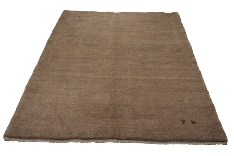 Handknuten Gabbeh Shiraz Ull Beige 178x232cm - Handvävda mattor - Orientaliska mattor - Persisk matta