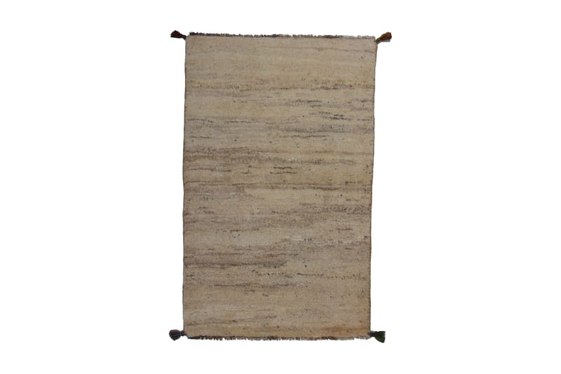 Handknuten Gabbeh Shiraz Ull Beige/Grå 73x117cm - Orientaliska mattor - Handvävda mattor - Persisk matta
