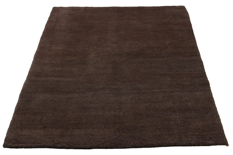 Handknuten Gabbeh Shiraz Ull Brun 154x194cm - Handvävda mattor - Orientaliska mattor - Persisk matta