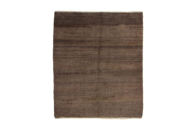 Handknuten Gabbeh Shiraz Ull Brun 155x183cm - Handvävda mattor - Orientaliska mattor - Persisk matta