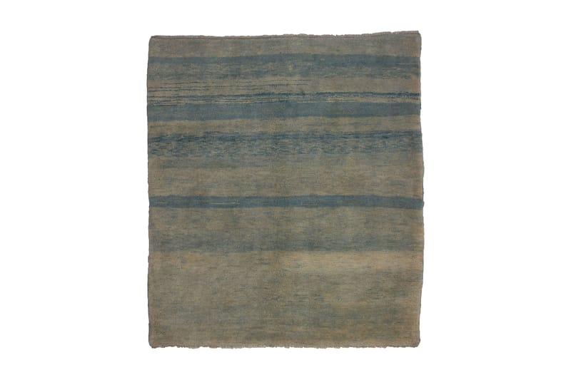 Handknuten Gabbeh Shiraz Ull Creme/Blå 165x185cm - Orientaliska mattor - Handvävda mattor - Persisk matta