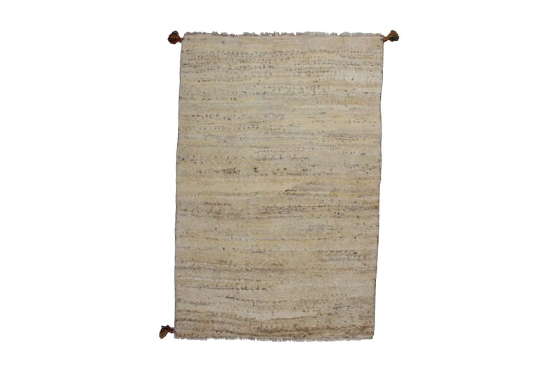 Handknuten Gabbeh Shiraz Ull Creme/Grå 79x114cm - Orientaliska mattor - Handvävda mattor - Persisk matta