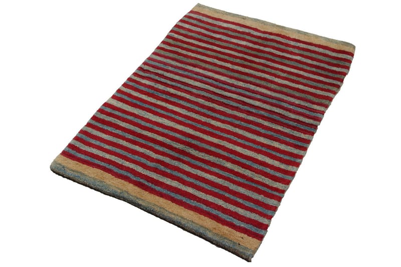 Handknuten Gabbeh Shiraz Ull Flerfärgad 85x112cm - Handvävda mattor - Orientaliska mattor - Persisk matta