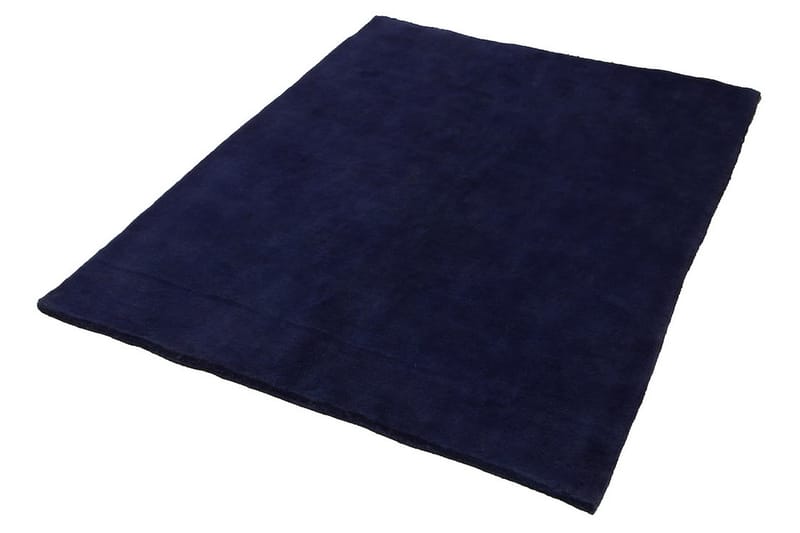 Handknuten Gabbeh Shiraz Ull Mörkblå 158x196cm - Handvävda mattor - Orientaliska mattor - Persisk matta