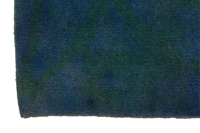 Handknuten Gabbeh Shiraz Ull Mörkblå/Mörkgrön 152x190cm - Handvävda mattor - Orientaliska mattor - Persisk matta