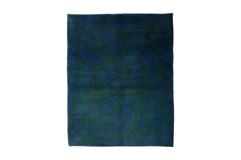 Handknuten Gabbeh Shiraz Ull Mörkblå/Mörkgrön 152x190cm - Orientaliska mattor - Handvävda mattor - Persisk matta