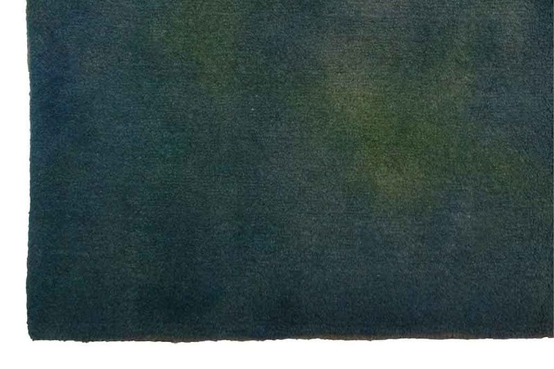 Handknuten Gabbeh Shiraz Ull Mörkgrön/Mörkblå 150x200cm - Handvävda mattor - Orientaliska mattor - Persisk matta