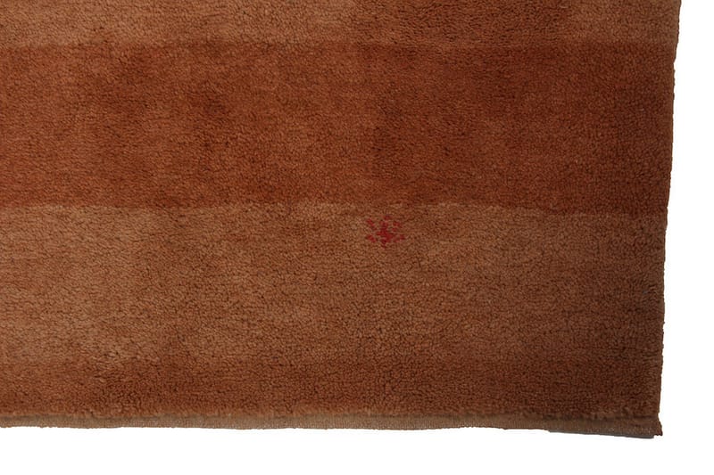Handknuten Gabbeh Shiraz Ull Orange 105x140cm - Handvävda mattor - Orientaliska mattor - Persisk matta