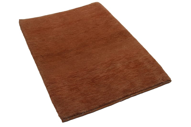 Handknuten Gabbeh Shiraz Ull Orange 87x117cm - Handvävda mattor - Orientaliska mattor - Persisk matta