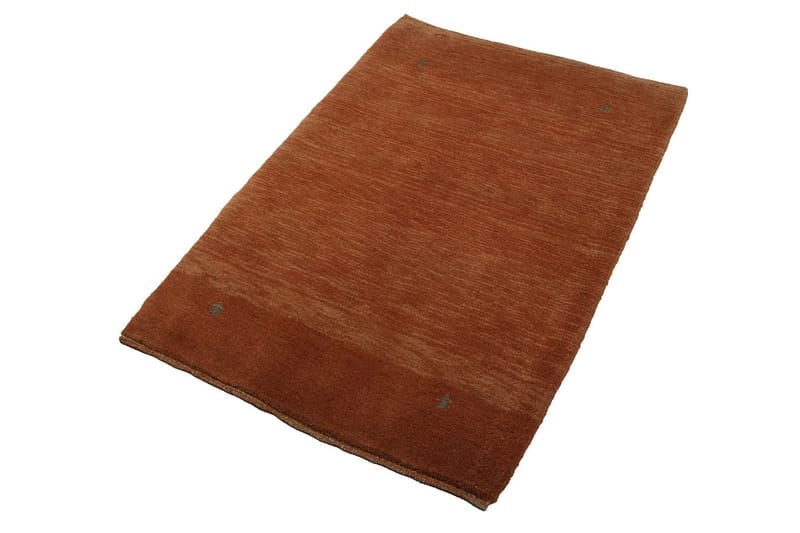Handknuten Gabbeh Shiraz Ull Orange 87x126cm - Handvävda mattor - Orientaliska mattor - Persisk matta