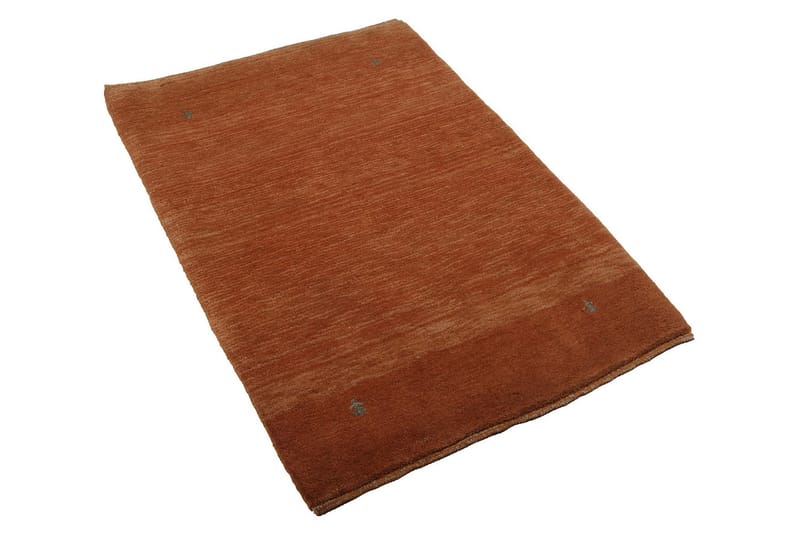 Handknuten Gabbeh Shiraz Ull Orange 87x126cm - Handvävda mattor - Orientaliska mattor - Persisk matta